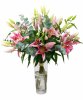 a bouquet of Constance lilies